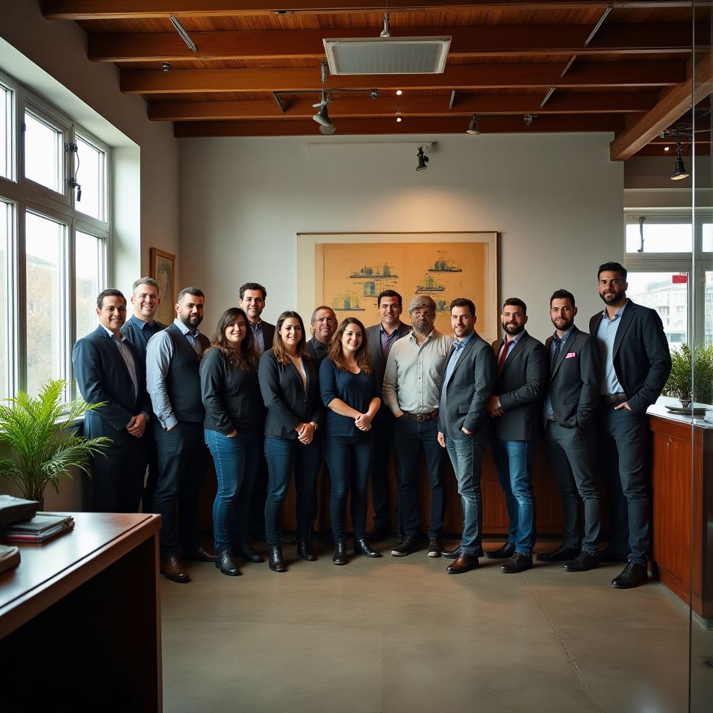 Equipo de Jereedsyst en la sede principal